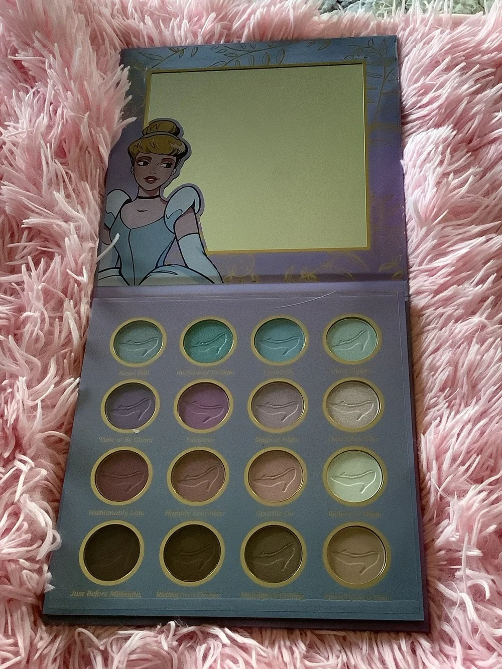 New Disney Cinderella Eyeshadow Palette - Lavender & Blue Artwork